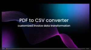 Image of Video PDF to CSV converter